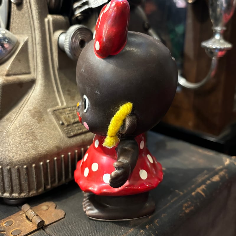 内藤ルネ くろんぼ(女の子)貯金箱 | アンティーク家具と喫茶キャバレー