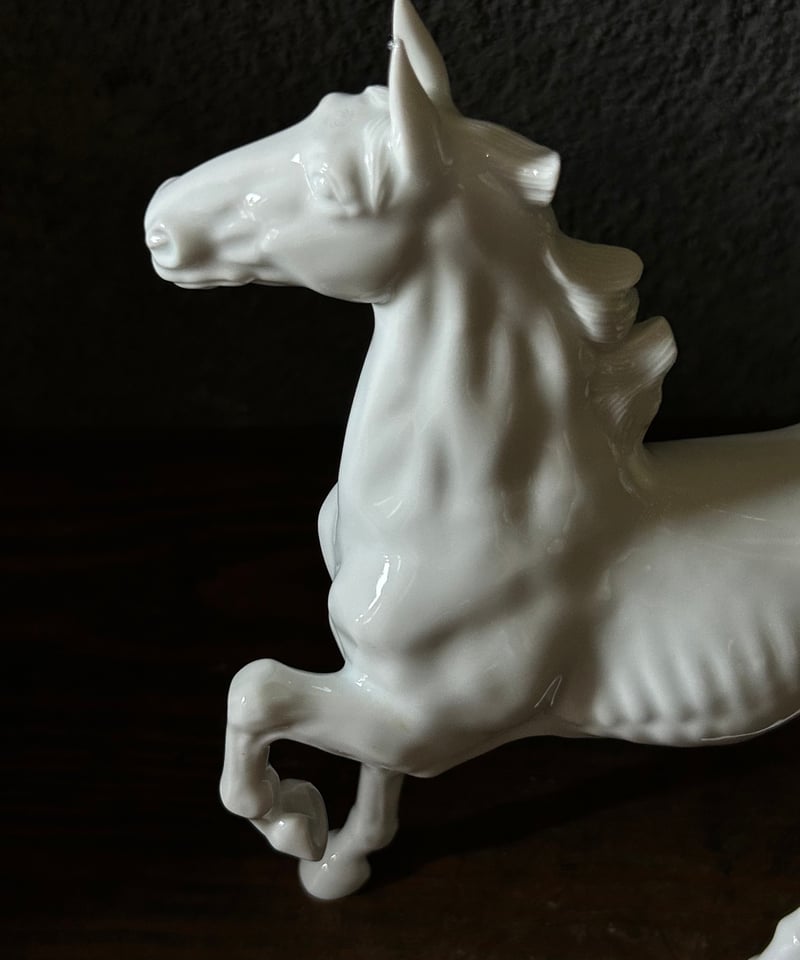 白磁馬/鍋島焼/大五窯/置物/インテリア/伝統工芸 | 骨董・アンティーク