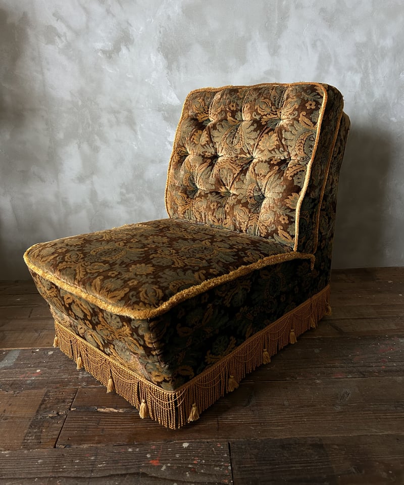 金華山ソファ/家具/ファブリック/レトロ | 骨董・アンティークの