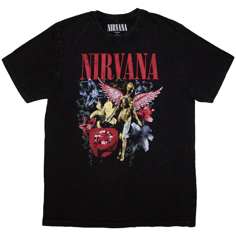 公式新品】NIRVANA - IN UTERO VINTAGE COLLAGE STONEW