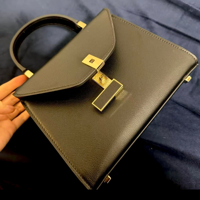 予約】 本革 トップハンドルバッグ クロスショルダーバッグ 2サイズ 6