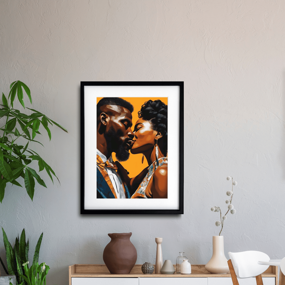 Soulful｜抽象アートポスター｜深い感情美を描くモダンインテリア向け