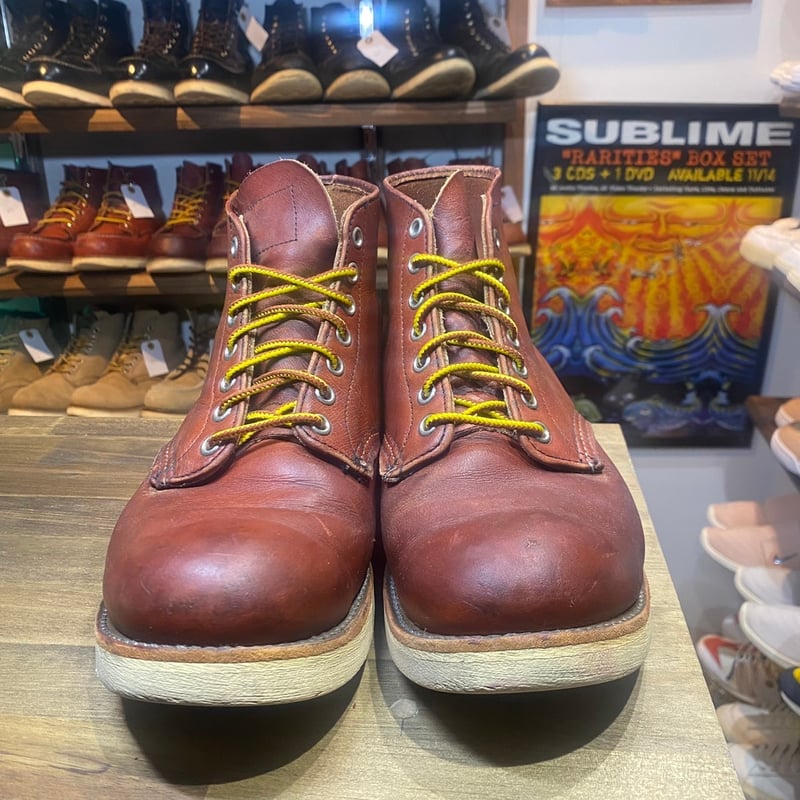 90s Vintage REDWING 8166 四角犬タグ アイリッシュセッター 8D 赤茶