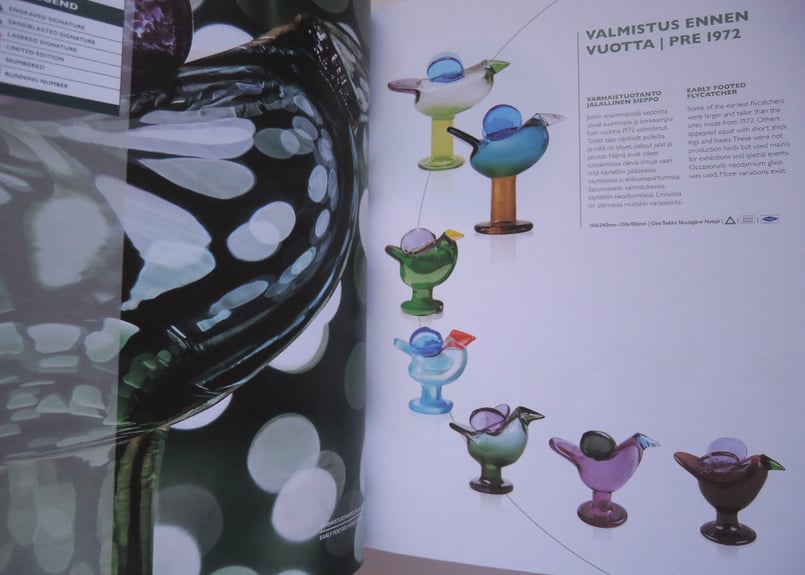 Toikka's Glass Birds book 2024 オイバ・トイッカ イッタラ バー