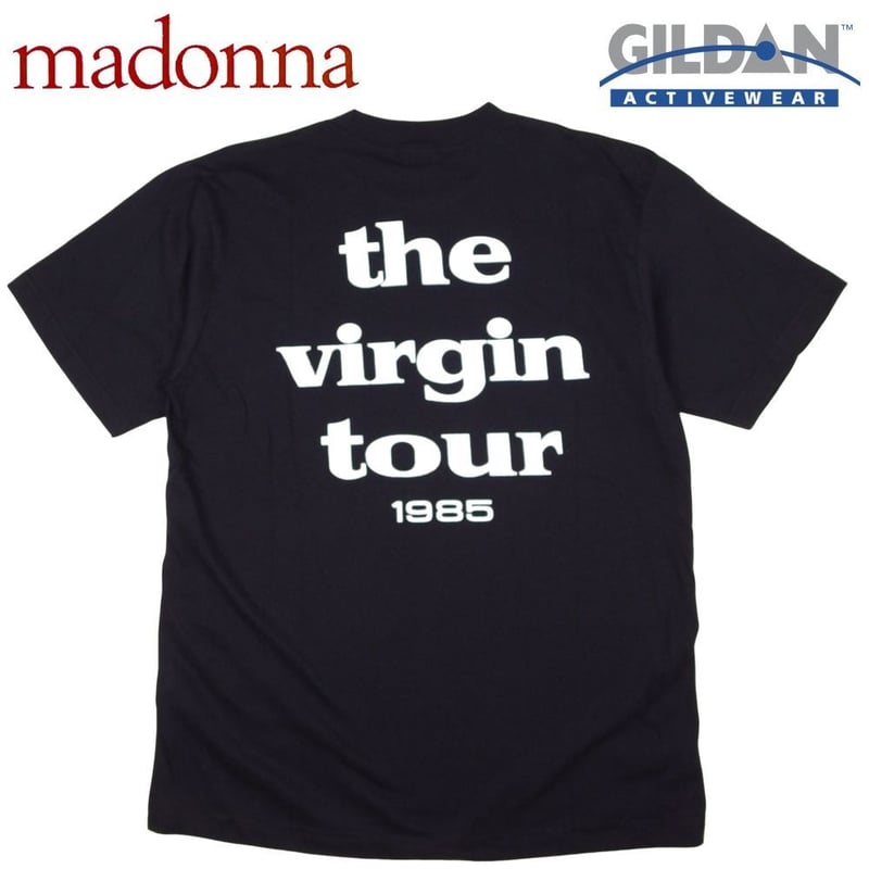 MADONNA マドンナ Tシャツ GILDAN製 ブラック Lサイズ バンドT the vi