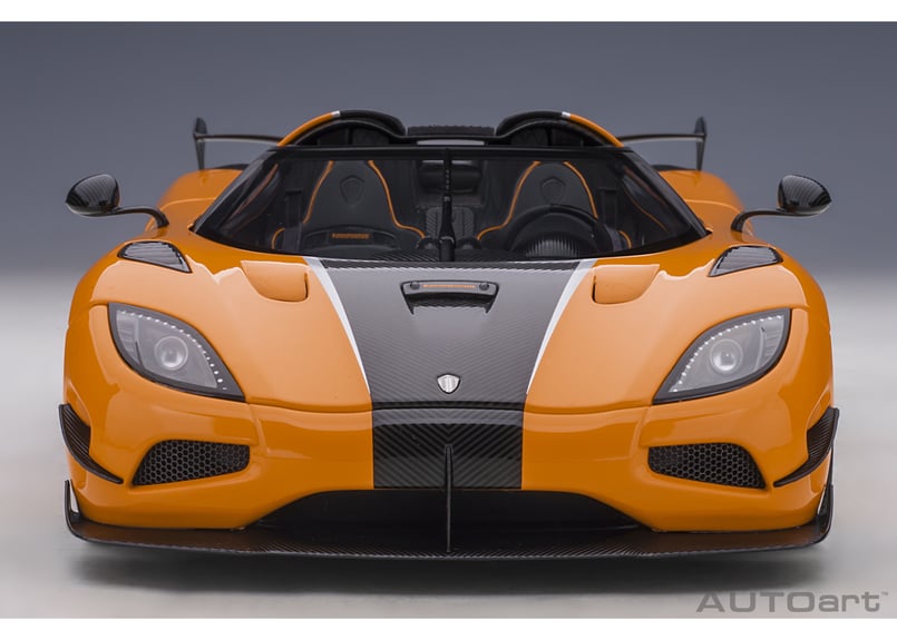 AUTOart 1/18 ケーニグセグ アゲーラ RS （オレンジ／カーボンブラック
