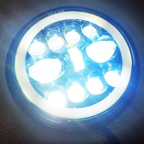 180パイ LEDヘッドライト イカリング エンジェルリング デイライト