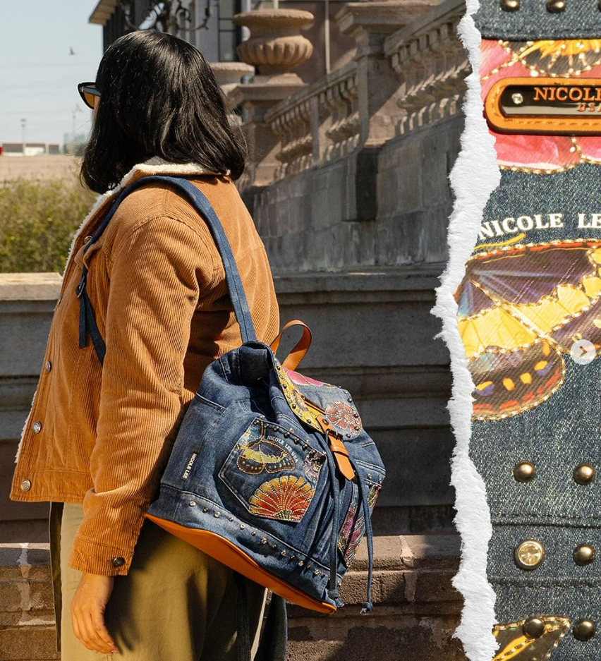 ☆数量限定☆〜BUTTER FLOWER DENIM〜デニムリュック | nicolelee.