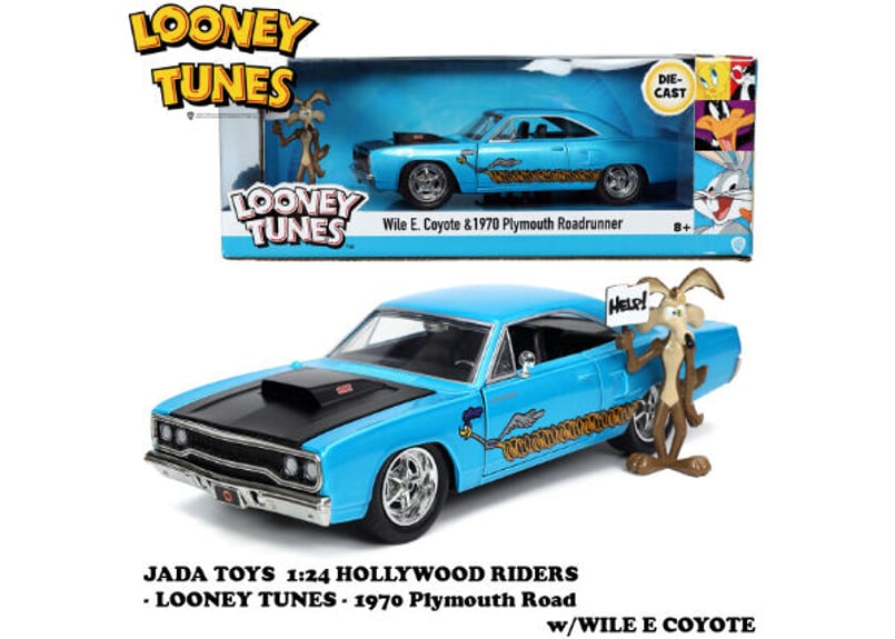 JADATOYS 1/24 PLYMOUTH ロードランナー ワイリーコヨーテ LOONY T