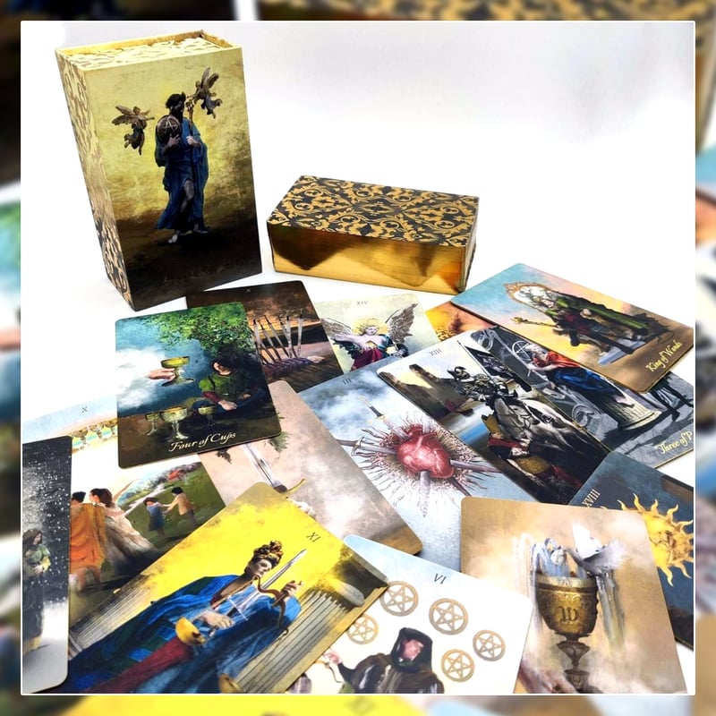 予約商品】Baroque Gold Foil Tarot Deck【タロットカード】 | m