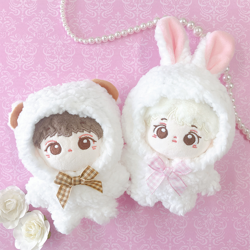 さく様 ぬい服 うさみみおすわり着ぐるみちびぐるみいつぬいにとたん