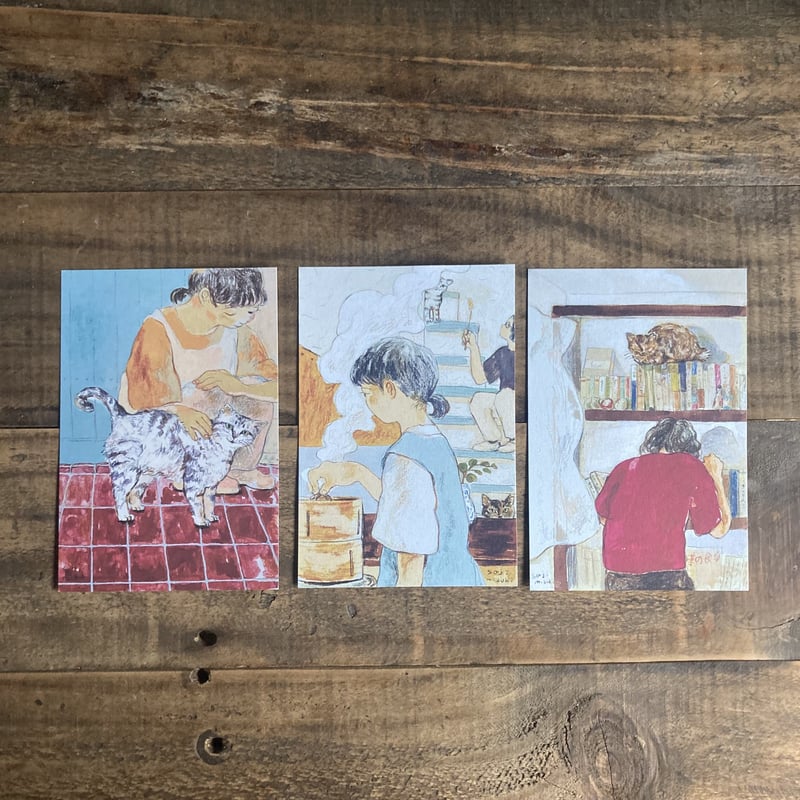 通販》日常軒 由然堂 特製絵葉書 3枚セット | 日常軒