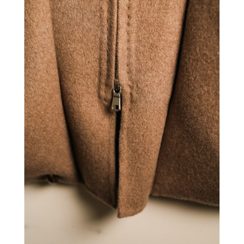 MAATEE&SONS Ex. CASHMERE/MINK REVER VEST | Must