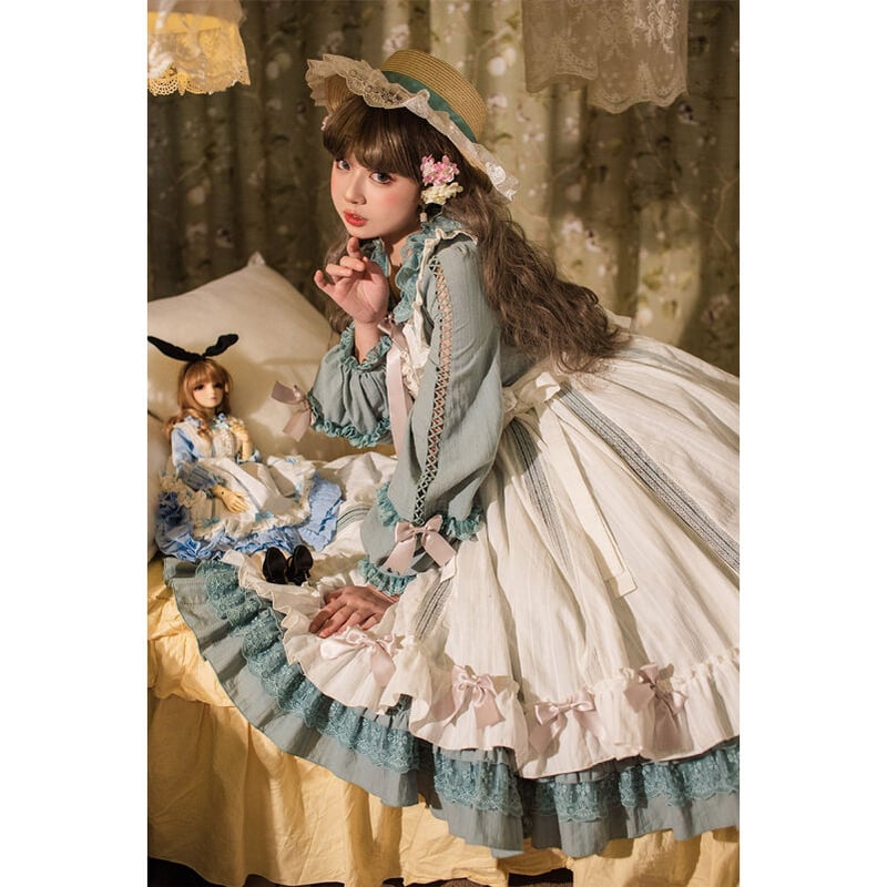 Gardenワンピース ブルー／select | tulle オンラインストア