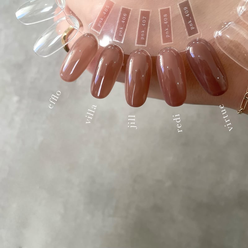 pink sheer_01 5set | laau nail store