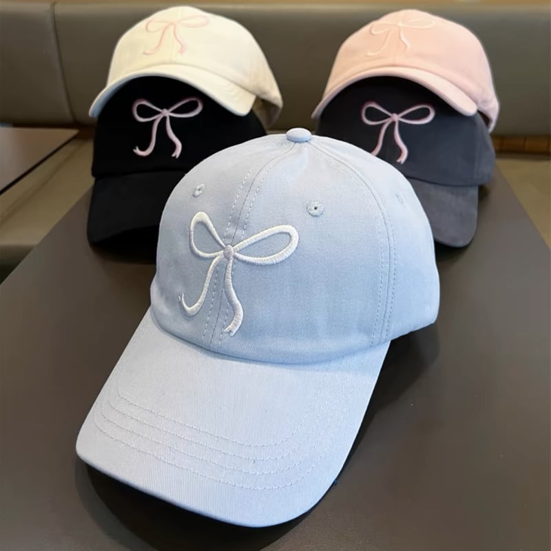 煌苺きらら様ご着用♡刺繍リボンキャップ 5色 | ecrea