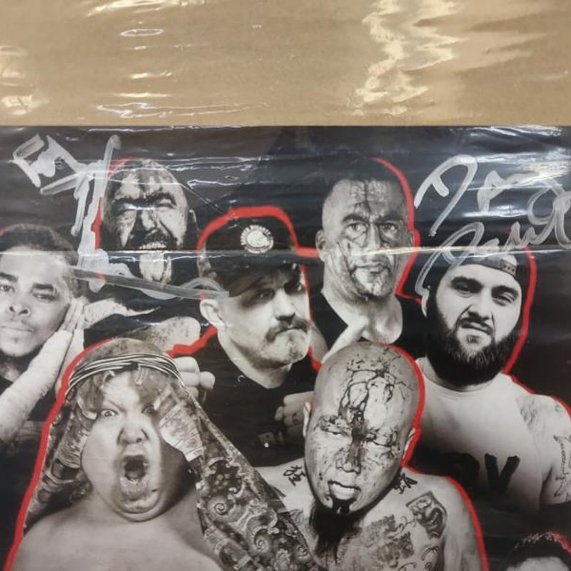 ICW NHB JAPAN2025年6月大会ポスター（複数選手直筆サイン入り