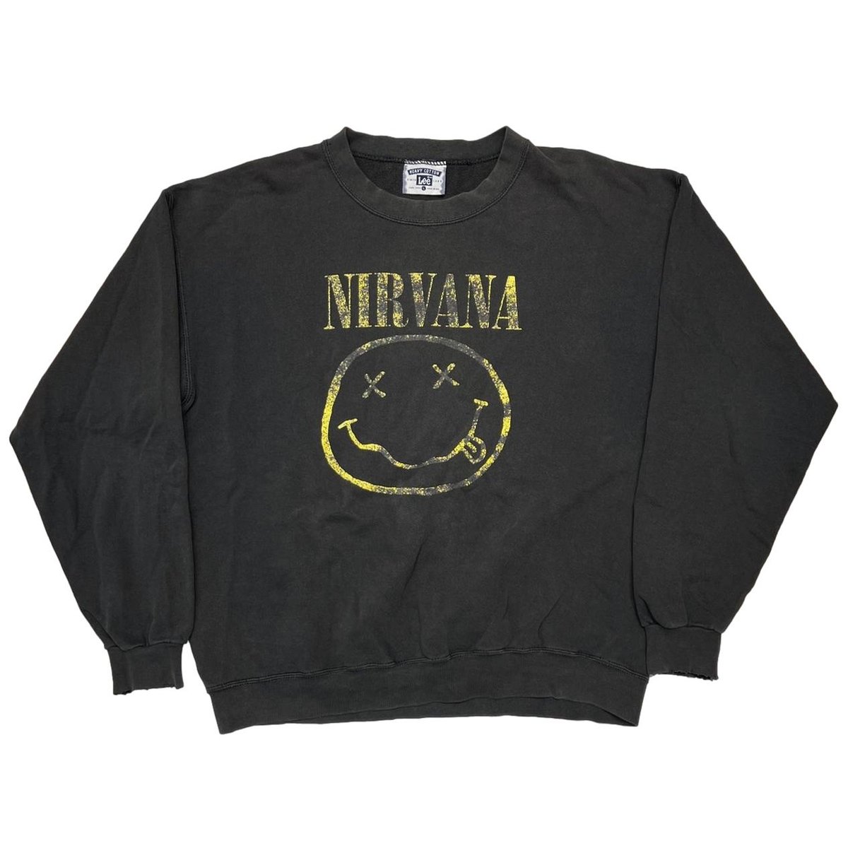 NIRVANA SMILE CREWNECK SWEAT LEE LARGE 2665 | g