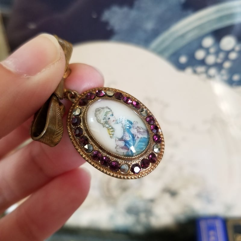 1940-1950年代 貴婦人のヴィンテージブローチ TLM(Thomas L. Mott)製