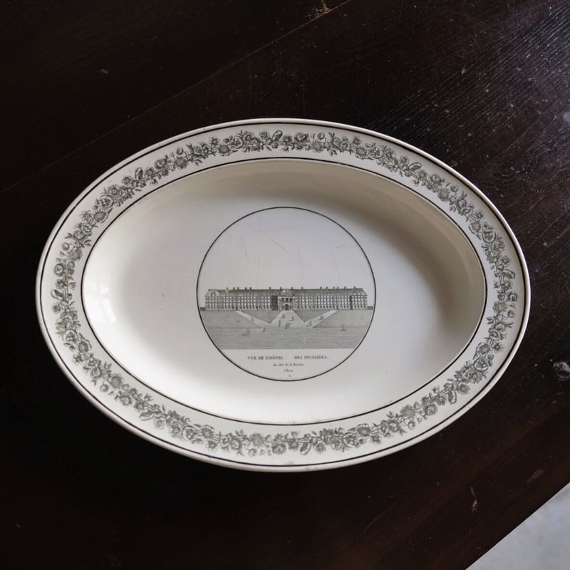 ✓アンティーク✓オーバルプレート（楕円形）イギリス/フランス