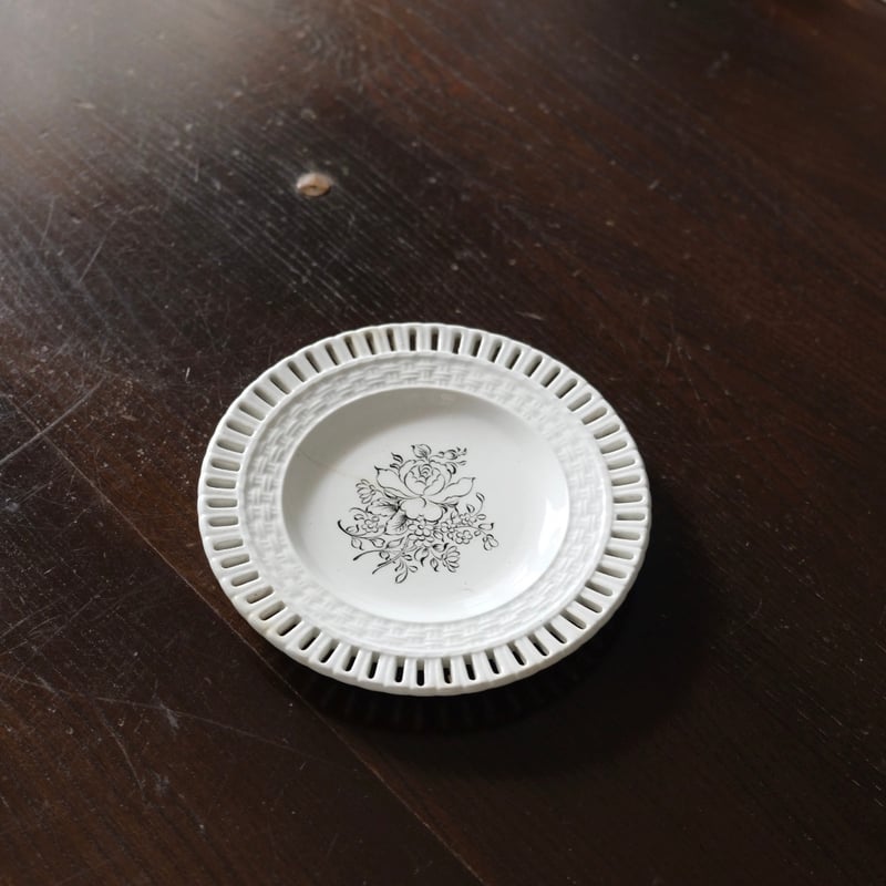 KGリュネヴィル パニエ皿 平皿 パン皿 φ14.7cm フランス アンティーク