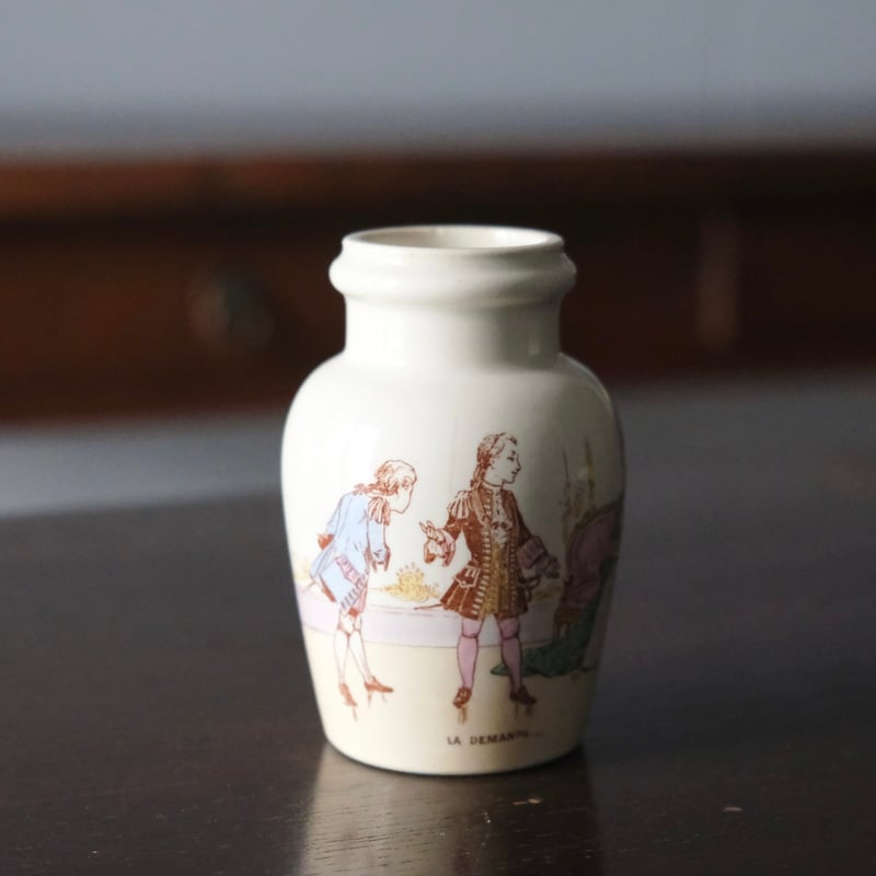 Lunéville リュネヴィル マスタードポット h9.8cm フランス