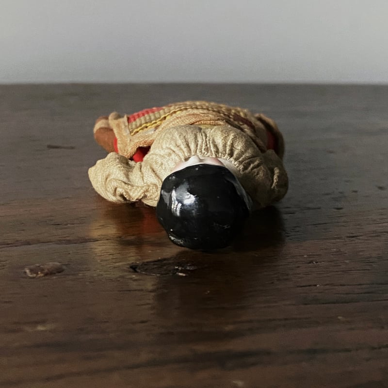 ドイツ製 チャイナヘッドドール ビスクドール 12.5cm アンティーク