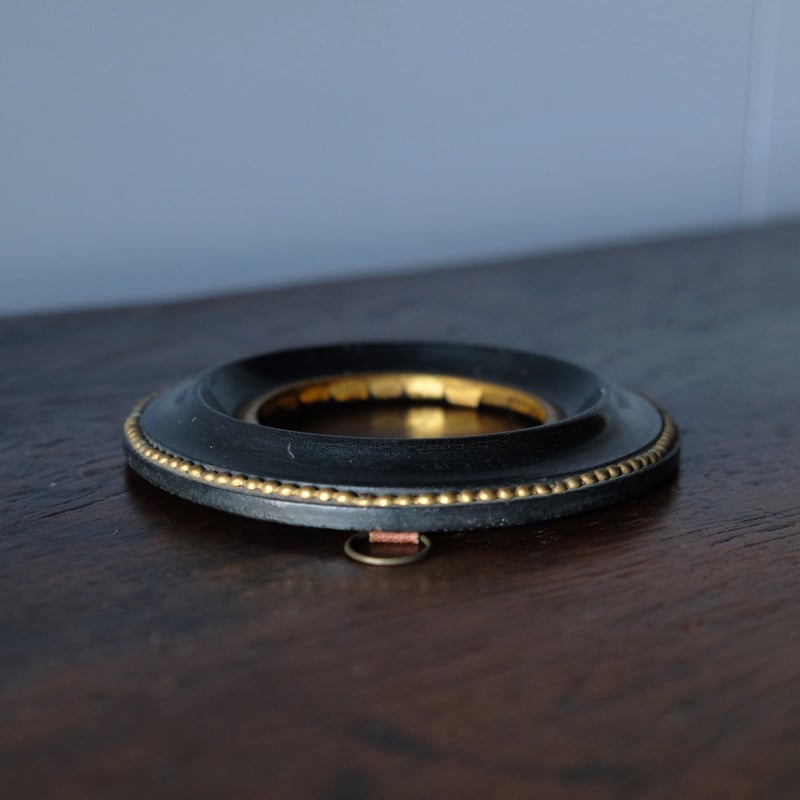 ナポレオン3世様式 額 オーバルフレーム 14.8cm フランス アンティーク