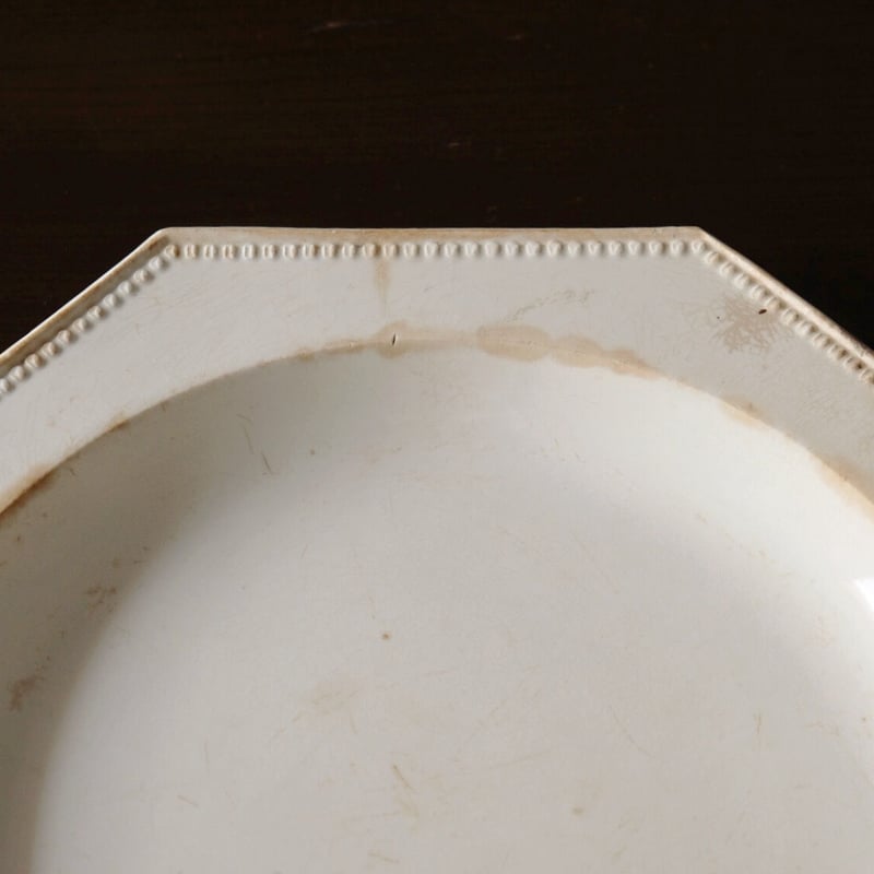 モントロー Montereau ファイアンスフィーヌ オクトゴナル 大皿 31.5cm