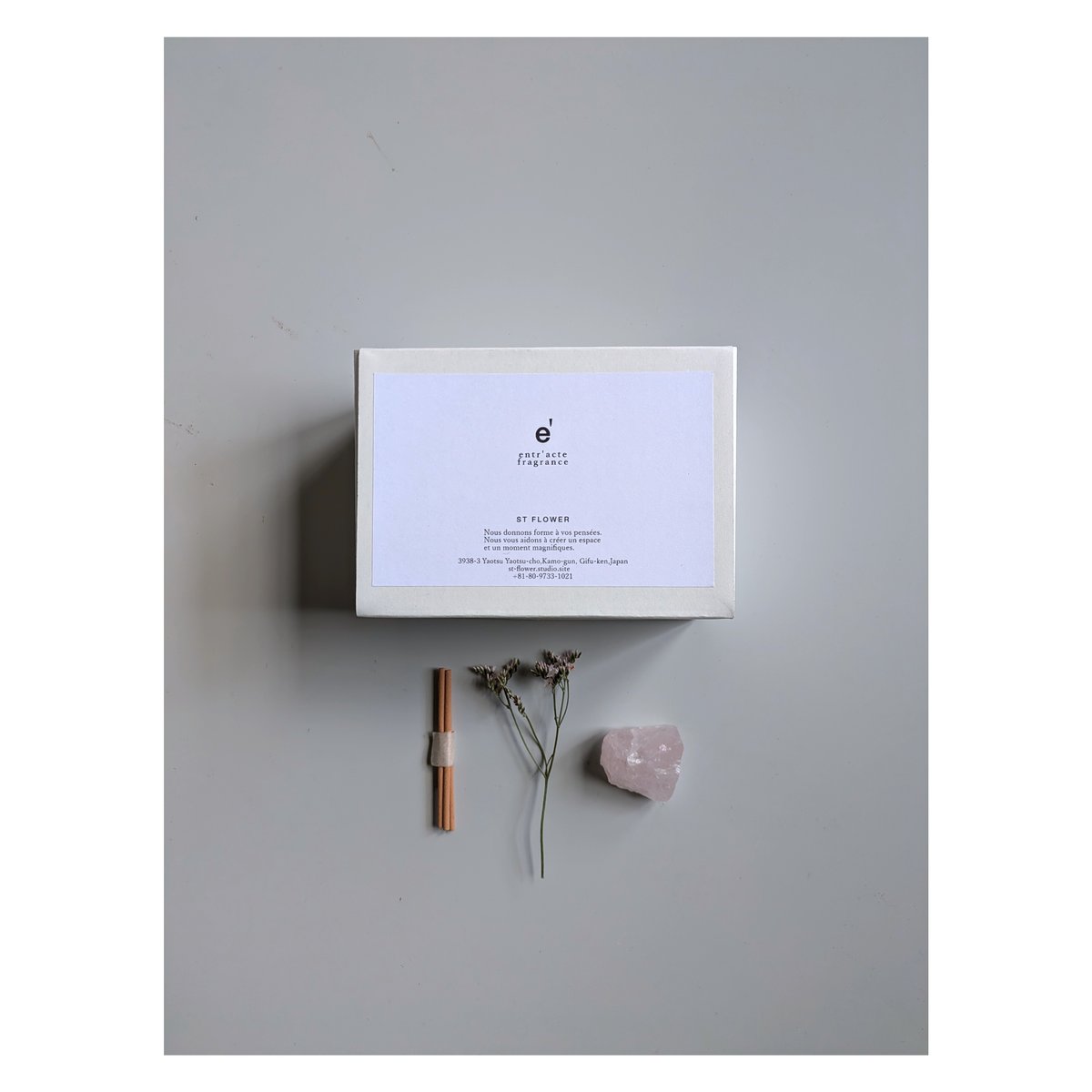 インセンスホルダー(天然石M～Q・お香・ドライフラワーセット) | ST FLOWER