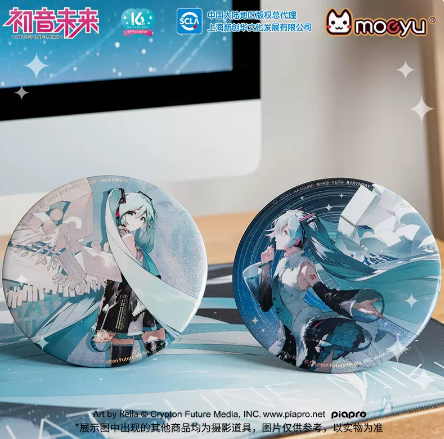 初音ミク earth マニッシュミク袋 缶バッジ 72 初音ミク earth