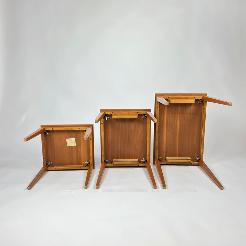 ヴィンテージ/ネストテーブル（入れ子式テーブル） 北欧家具