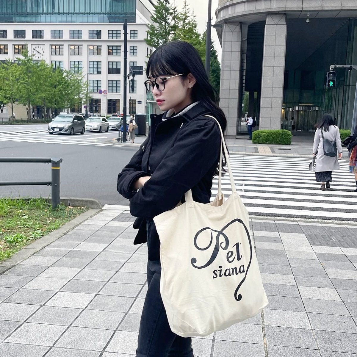 pellsiana Heart logo tote bag | pellsiana