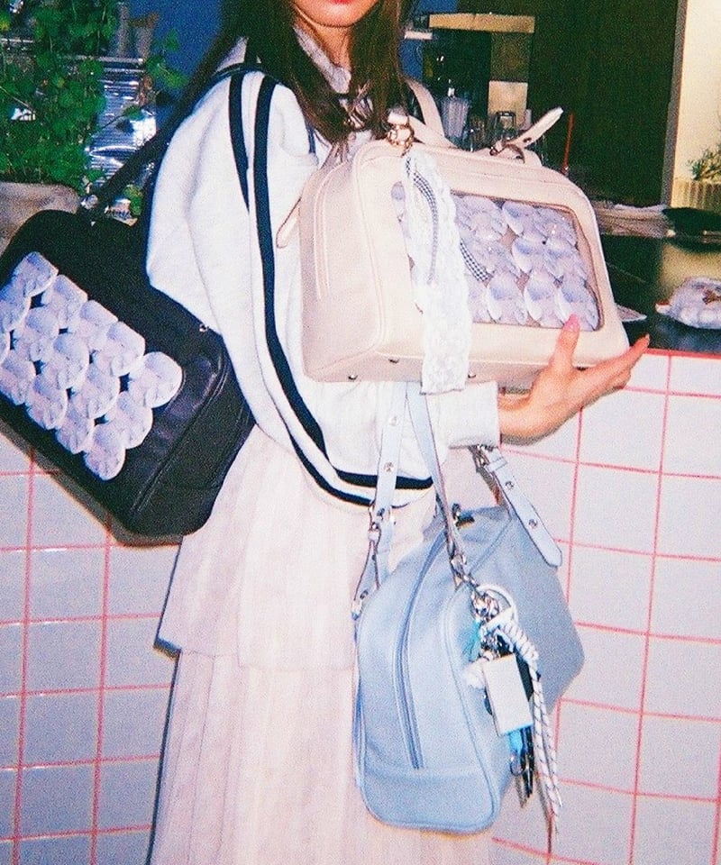 フラップボストンバッグ（Beige） | MARSLY