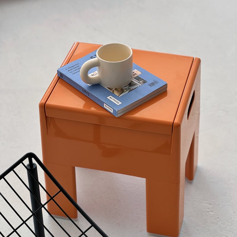 table-03169 収納付き スクエア サイドテーブル | ART OF BLACK