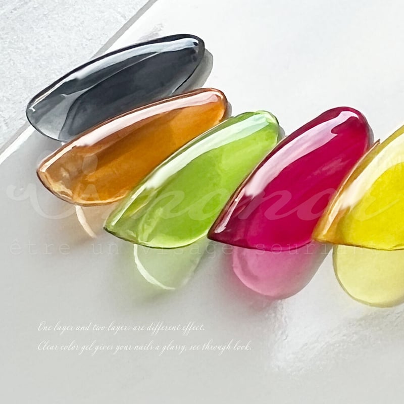 クリアカラージェル 全8色 | ネイルチップ専門店 ネイルマップ