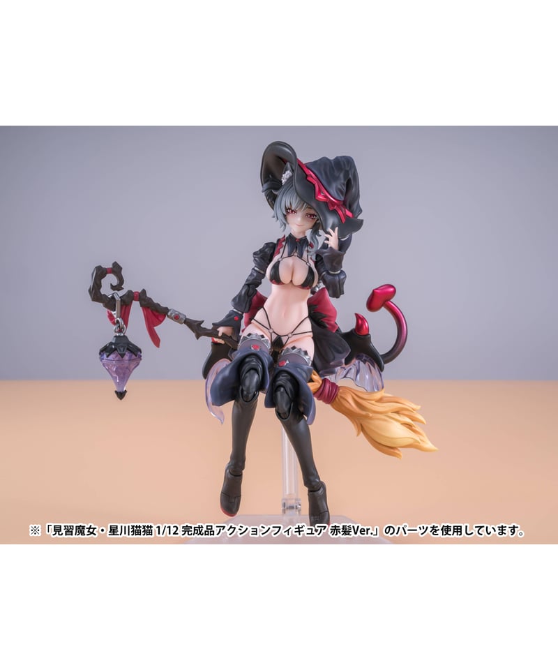 見習魔女・星川猫猫 1/12 完成品アクションフィギュア 黒髪Ver. [次元