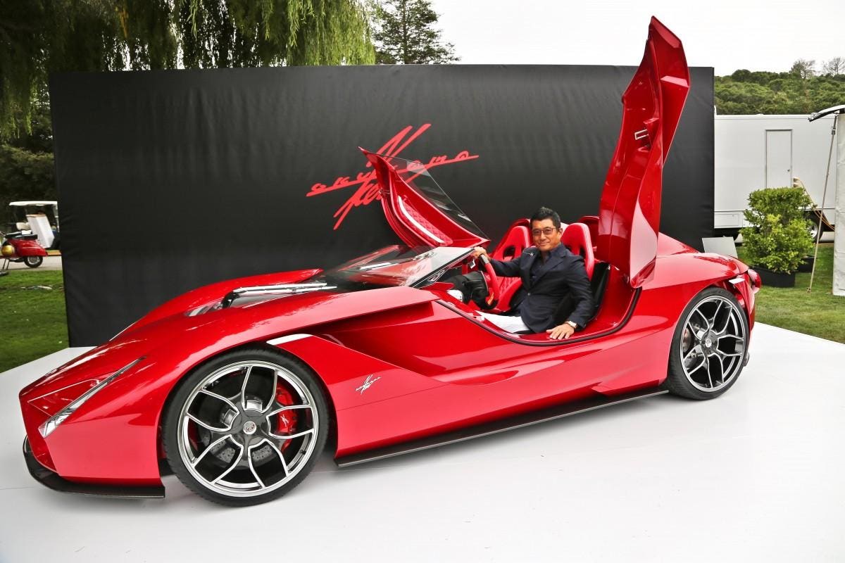 Enzo Ferrari Designer Stuns Monterey With Breathtaking Kode 57