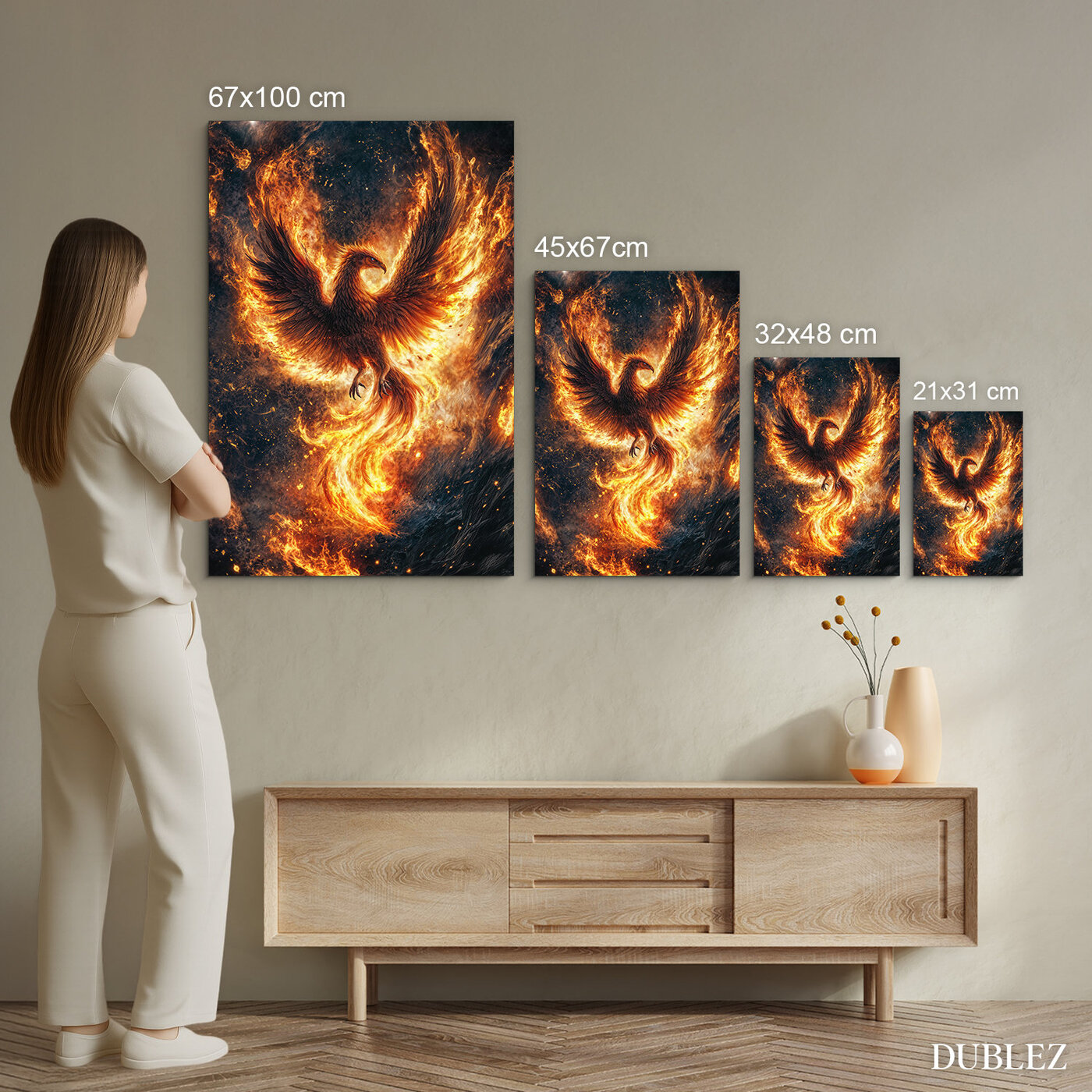 Wooden Wall Art - Birth of the Phoenix | DUBLEZ