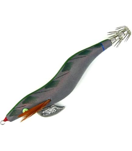 Amazon | 林釣漁具製作所 エギ エギ 餌木猿 紫式 3.5号 ブラック