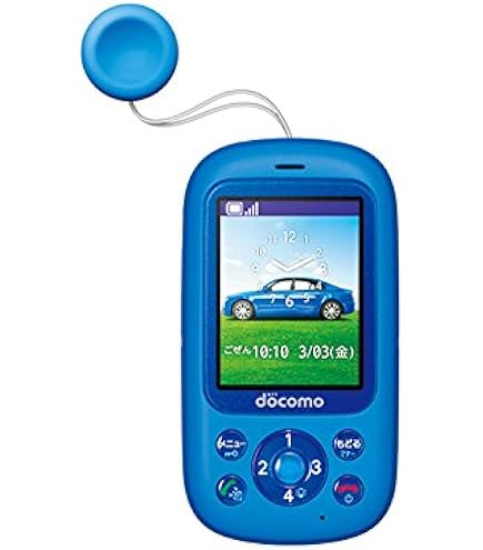 Amazon.co.jp: docomo Fujitsu F-03J Kids Mobile Phone [Blue] White
