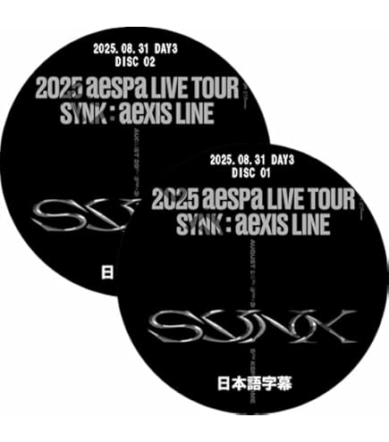 Amazon.co.jp: aespa DVD エスパ 2023 LIVE SYNK HYPER LINE IN JAPAN