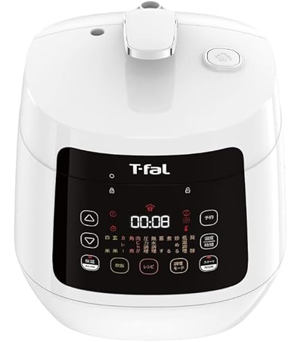 Amazon | ティファール ティファール コンパクト電気圧力鍋 ラクラ