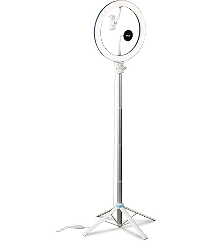 Amazon | SLIK スタンドライト12 LEDリングライト 11段階光量調整・3