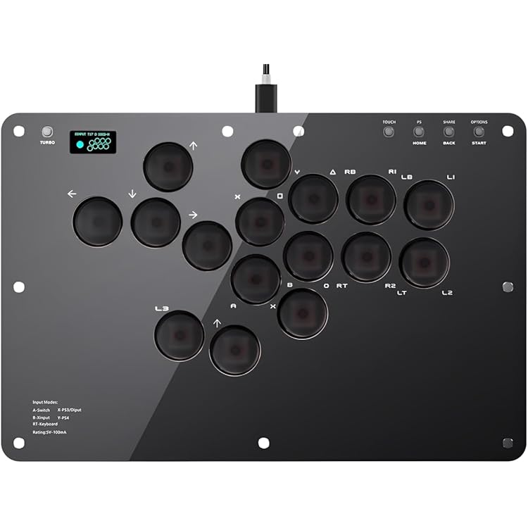 Amazon | ZMBESUP レバーレスアケコン 格闘ゲームコントローラー