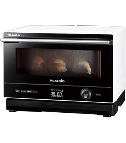 Amazon | シャープ SHARP 過熱水蒸気オーブンレンジ 26L 2段調理