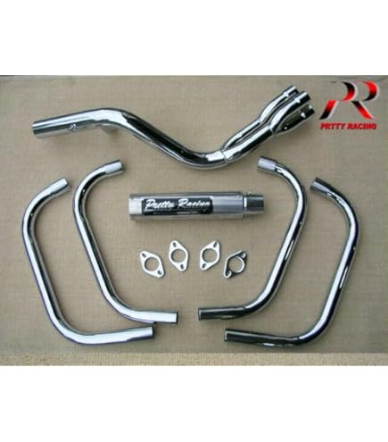 Amazon | PRETTY RACING製 ホーネット250 HORNET 4-1管 50.8πアルミ