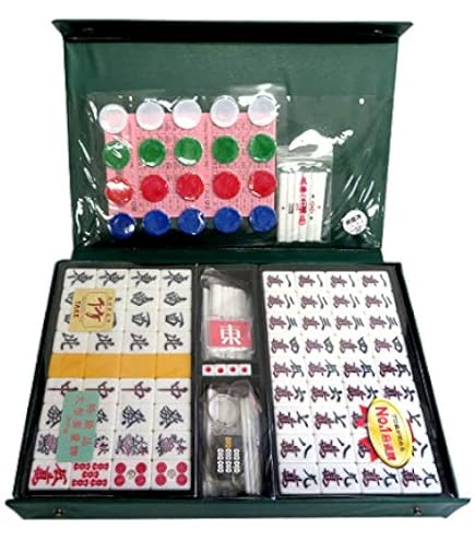 Amazon | FFXIV ドマ式麻雀 手打ち用麻雀牌 麻雀マット セット HFY