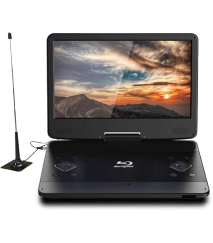 Amazon | AAZV Wis 10インチ防水ポータブルブルーレイプレーヤー AS