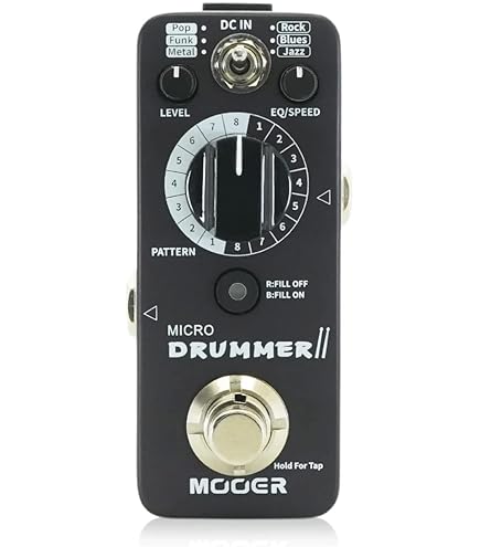 Amazon | Mooer/DRUMMER X2 ドラムマシンペダル ムーアー